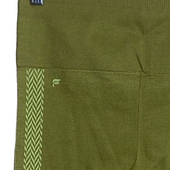 Fabletics Wm’s Sz Sm Thyme Mint High Waisted Seamless Compression Check Leggings - Picture 4 of 4